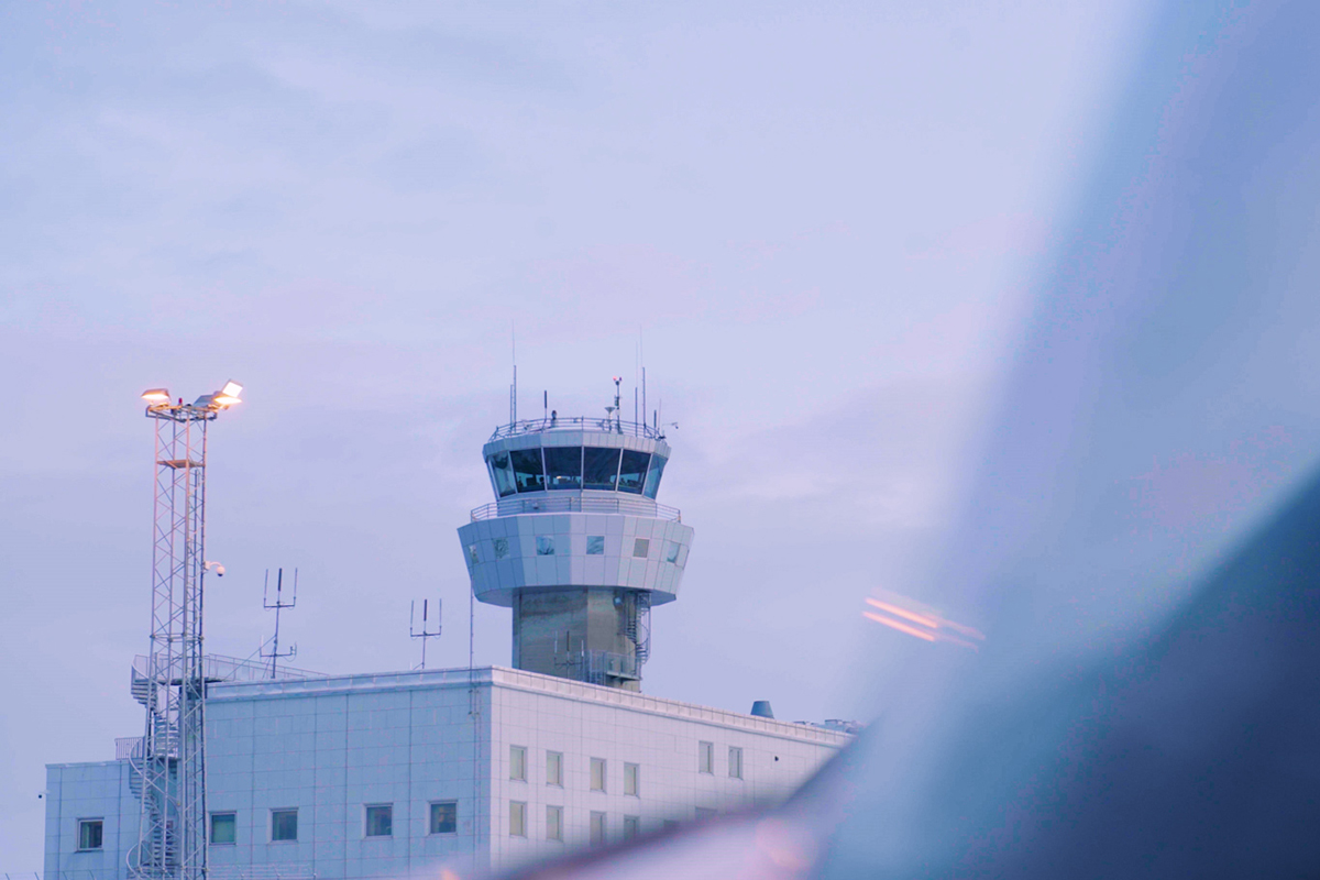 Kontrolltårn ved Bodø lufthavn, Norge