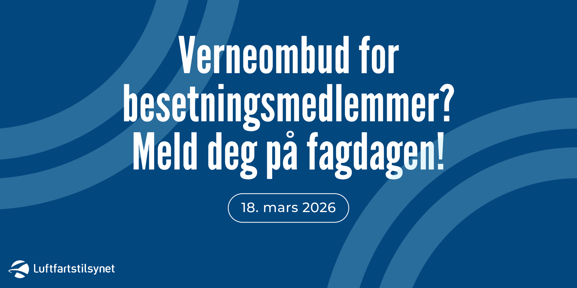 Fagdag for verneombud, mars 2026
