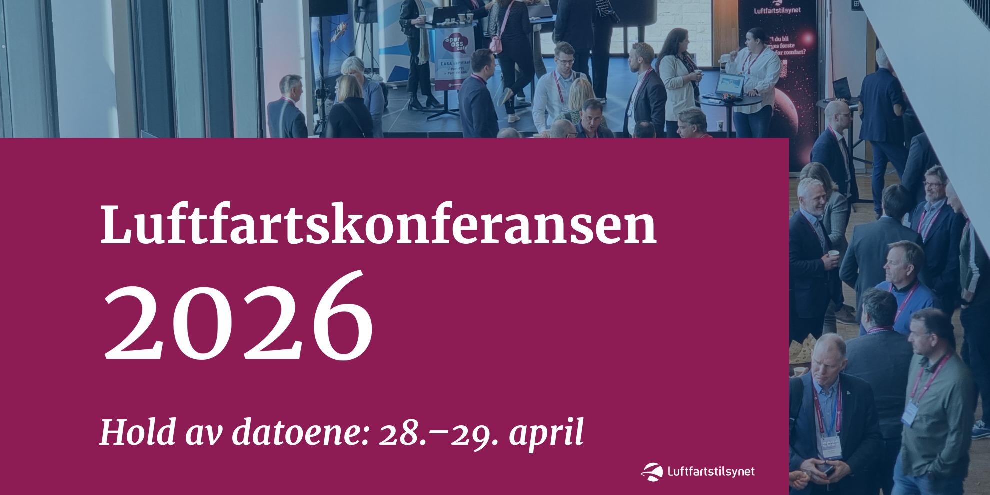 Banner til Luftfartskonferansen 2026